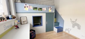 Dětský pokoj barevný nábytek