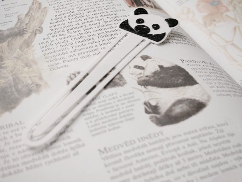 Záložka do knížky Panda