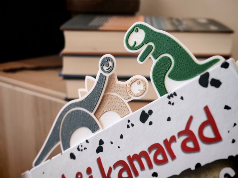 Záložka do knížky dinosaurus Brontosaurus