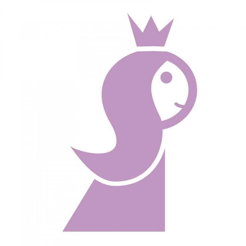 Samolepka na zeď princezna
