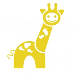 Samolepka na zeď žirafa