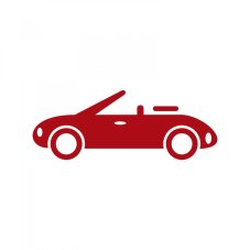 Dětská samolepka auto sporťák