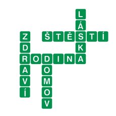 Dekorace na zeď - nápis - Rodina - Scrable - Pieris design Dekorace na zeď - nápis - Rodina - Scrable - Pieris design