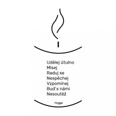 Hygge manifest - samolepka na zeď