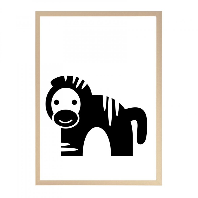 dětský obrázek zebra