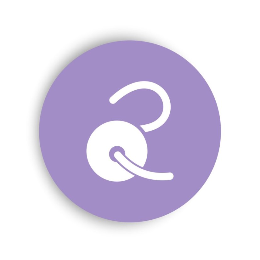 Rozlišovací štítok na box nahračky - piktogram korálky