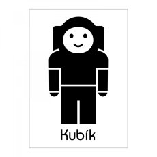 obrazky jmeno kosmonaut cerna