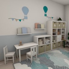 Nálepky piktogramy hračky na boxy - batoľatá