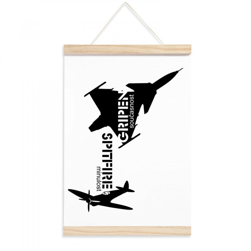 Plakát Spitfire a gripen