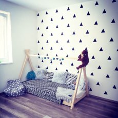 Trojúhelníky - samolepky na zeď