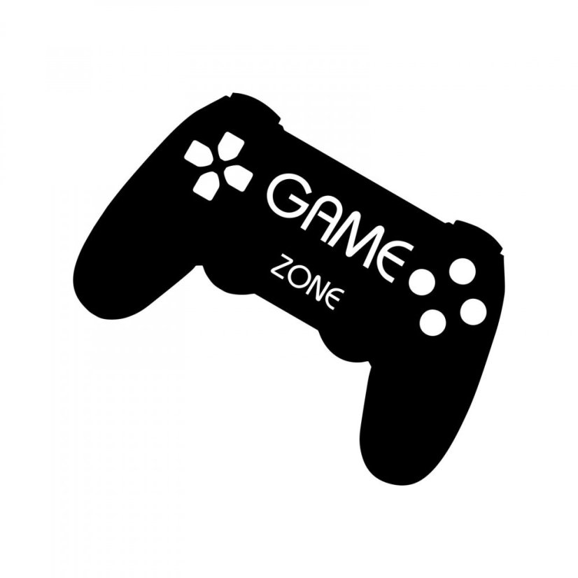 Game zone PS - samolepka na zeď pro hráče
