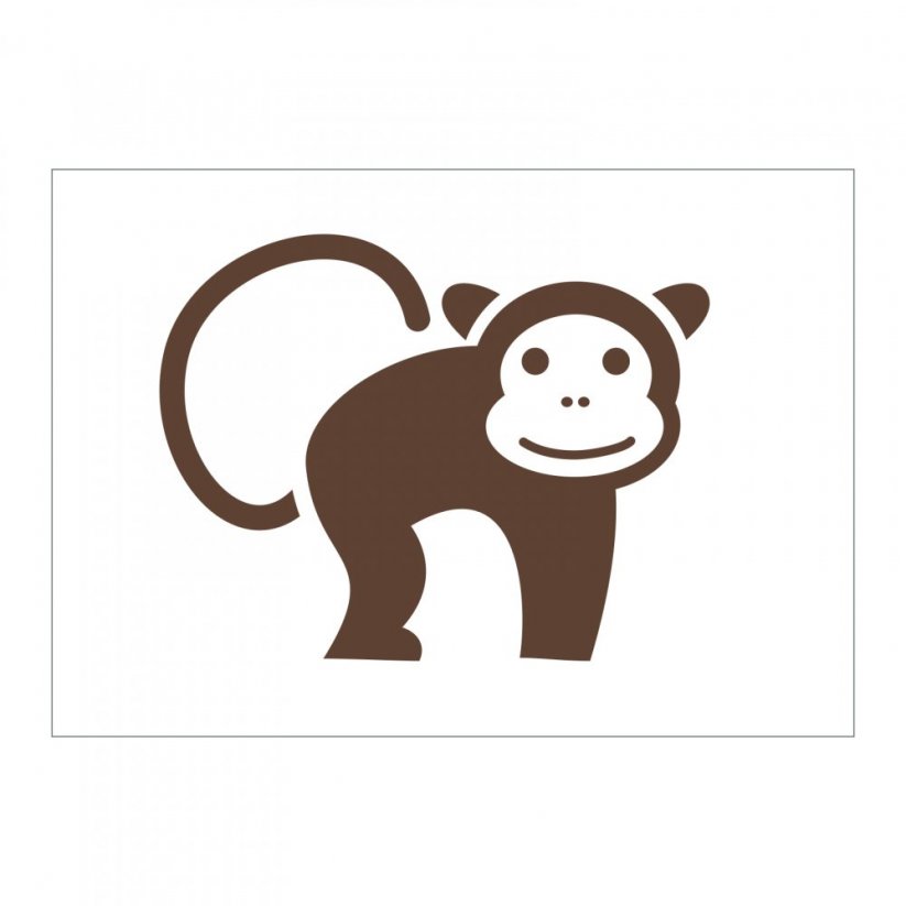 Dětský plakát opice