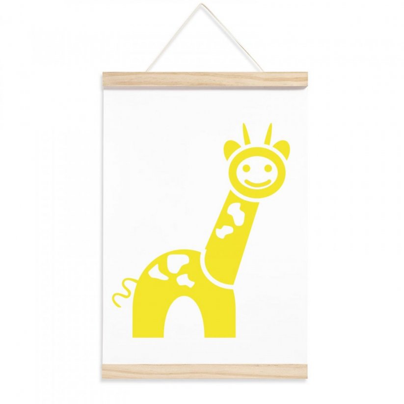 Dětský plakát safari žirafa