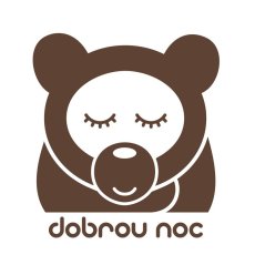 Dětská samolepka na zeď - medvěd - nápis - dobrou noc - Pieris design