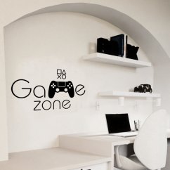Game zone PS - nálepka na stenu pre hráčov 2
