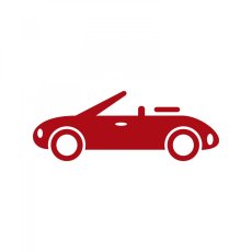 Dětská samolepka auto sporťák