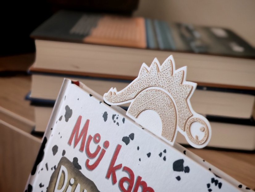 Záložka do knížky dinosaurus Stegosaurus