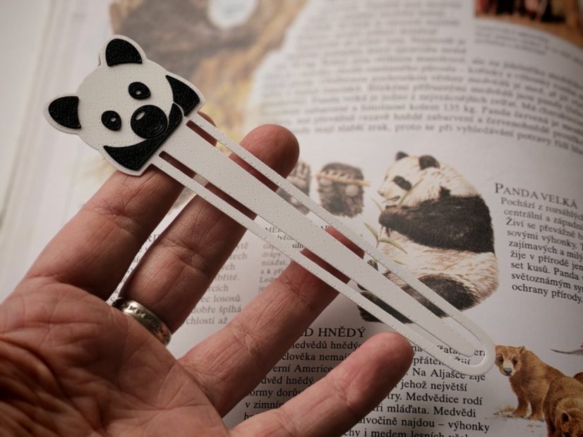 Záložka do knížky Panda