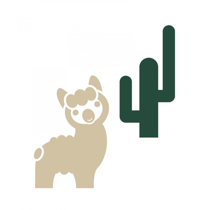 Kaktus - detská samolepka na stenu