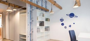 Dětský pokoj vesmír samolepky planety