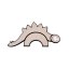 Magnetka dinosaurus stegosaurus