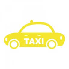 samolepka na zeď auto taxi