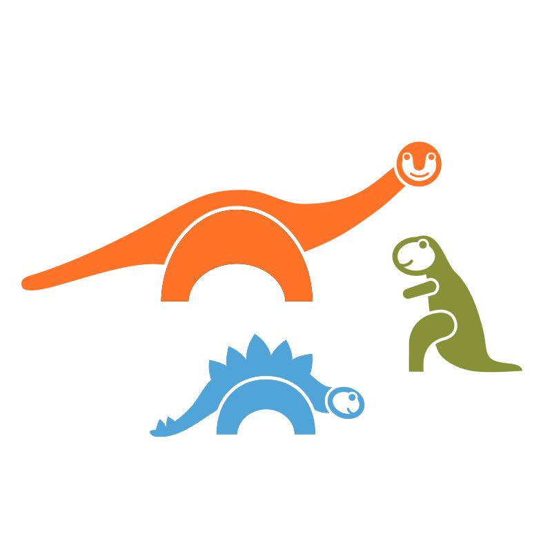 Dětské samolepky na zeď Dinosauři