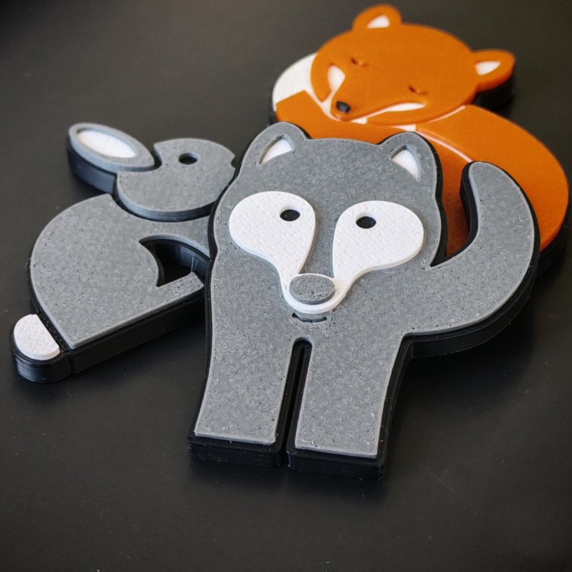 Magnet Vlk Zajac