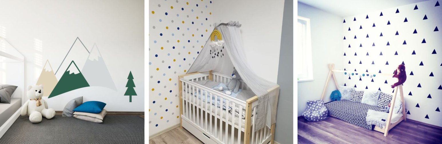 Samolepky puntíky, hvězdy...