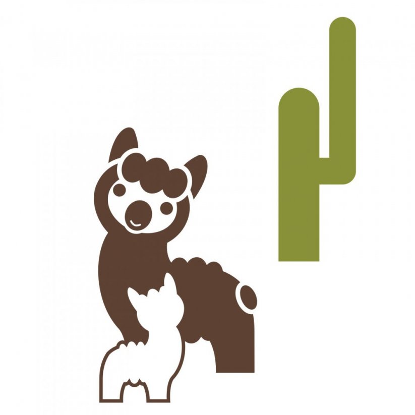 Kaktus - samolepka na zeď