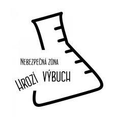 napis nebezpecna zona vybuch