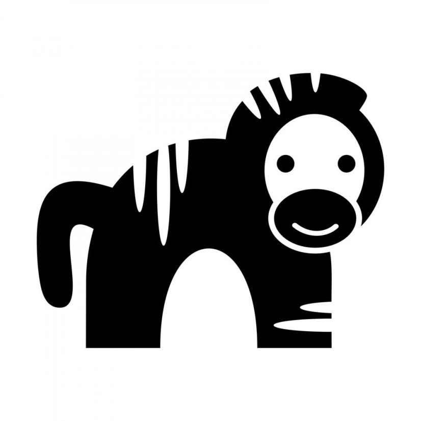 Samolepka na zeď zebra