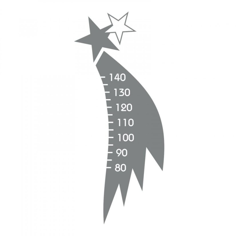 Kométa - detský nástenný meter