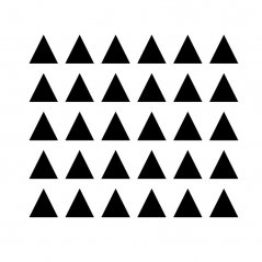 Trojúhelníky - samolepky na zeď