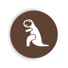 Rozlišovací štítek na box na hračky - piktogram dinosauři