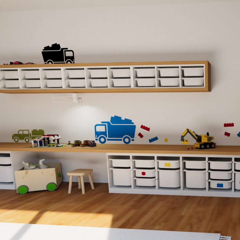 Dětský pokoj na téma Lego
