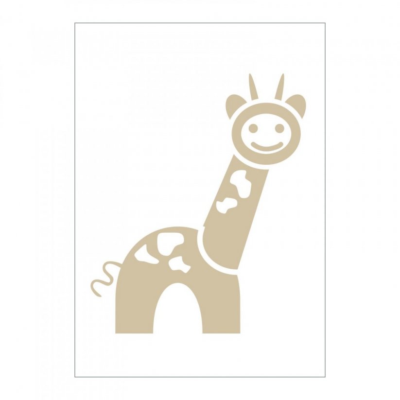dětský obrázek žirafa