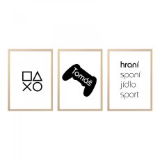 Nástenné plagáty s menom Game - K