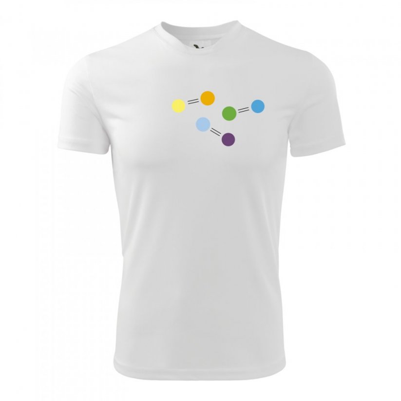Pánské sportovní tričko - molekuly kyslíku