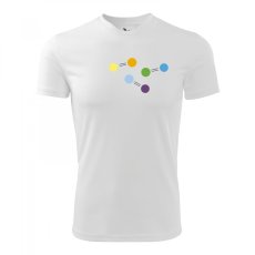 Pánské sportovní tričko - molekuly kyslíku