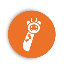 Rozlišovací štítok na box na hračky - piktogram safari
