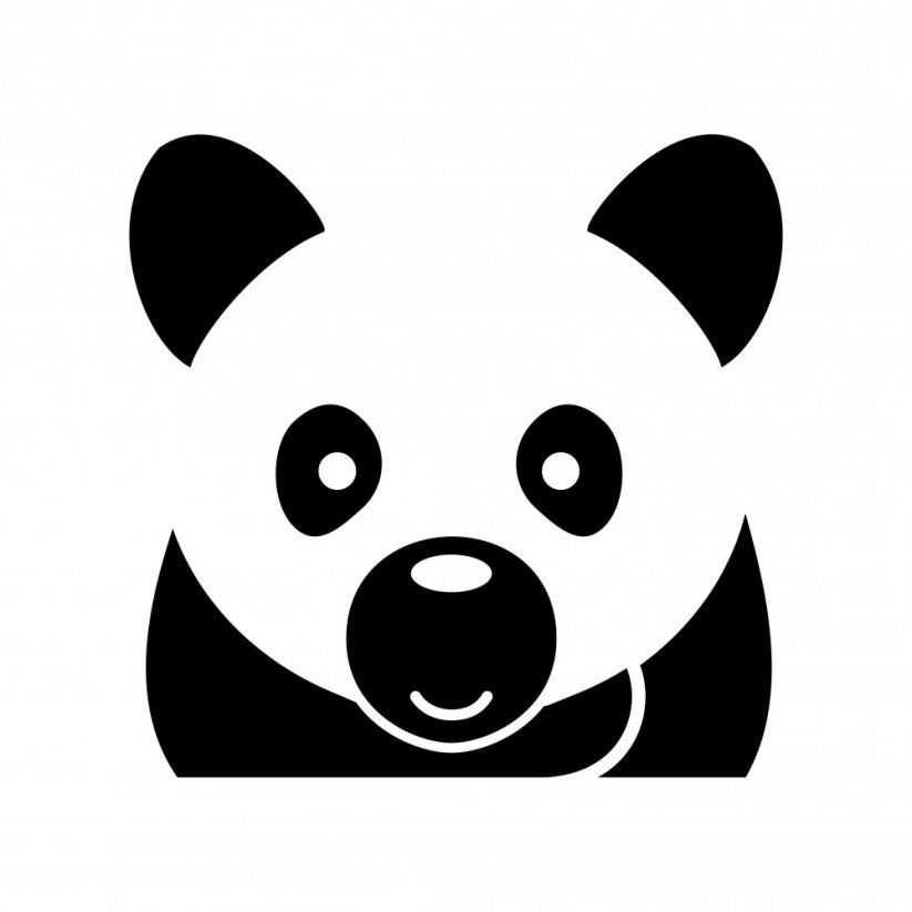 Samolepka na zeď panda - Pieris design