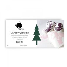 Dárkový poukaz - motiv jednorožec